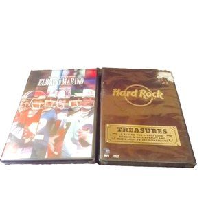 Elway to Marino (SEALED) and Hardrock Treasures (SEALED) DVD Set